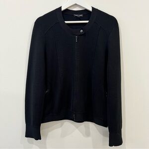Eileen Fisher Woman Silk Blend Zip Up jacket Medium